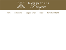 Tablet Screenshot of katrinedalskrogen.se